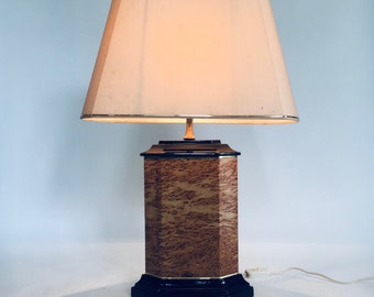 Lampe de Bureau MONTEUSE Hollywood Regency Design en Céramique par Dauphin, France années 70