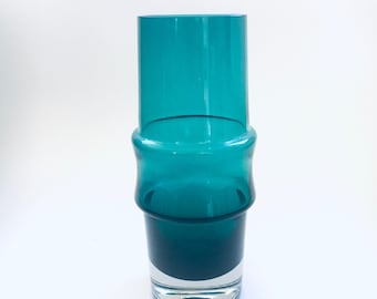 Midcentury Green Art glazen vaas van Tamara Aladin, Scandinavisch design
