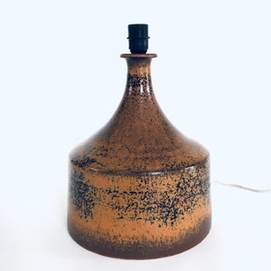 Midcentury Scandinavian Design Ceramic Table Lamp by Aypot, Sweden 1970&#39;s