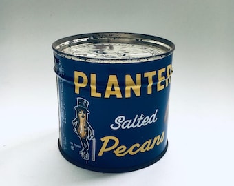 プランターズ ミックスナッツ 缶 - 80年代ヴィンテージ - 多少のへこみ