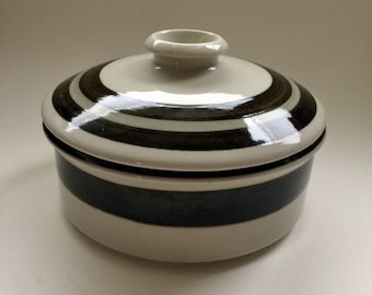 Vintage 1970's Design large Soup Dish with lid by Arabia Finland