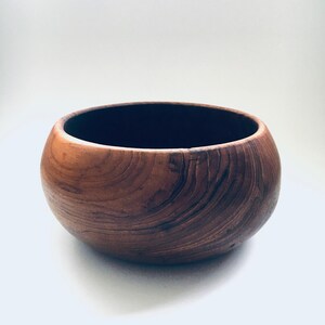 Midcentury Scandinavian Design Round Teak Bowl 3 - Denmark 1960&#39;s