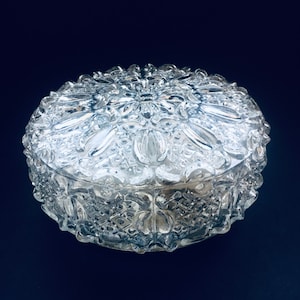 Lámpara de pared de cristal de diseño victoriano de 1960