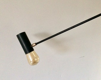 Midcentury Modern 1950's French Design Adjustable Desk / Table lamp by René Caillette