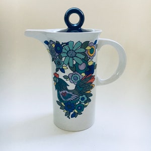Vintage design Pontesa järnstenskaffekanna, Spanien 1970-tal