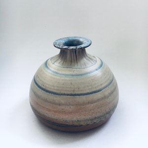 Vintage Art Studio Pottery Signed Vase, 1970&#39;s