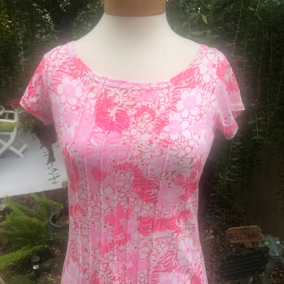 Vintage 1970's Liza by Lilly Pulitzer Pink Tiger K