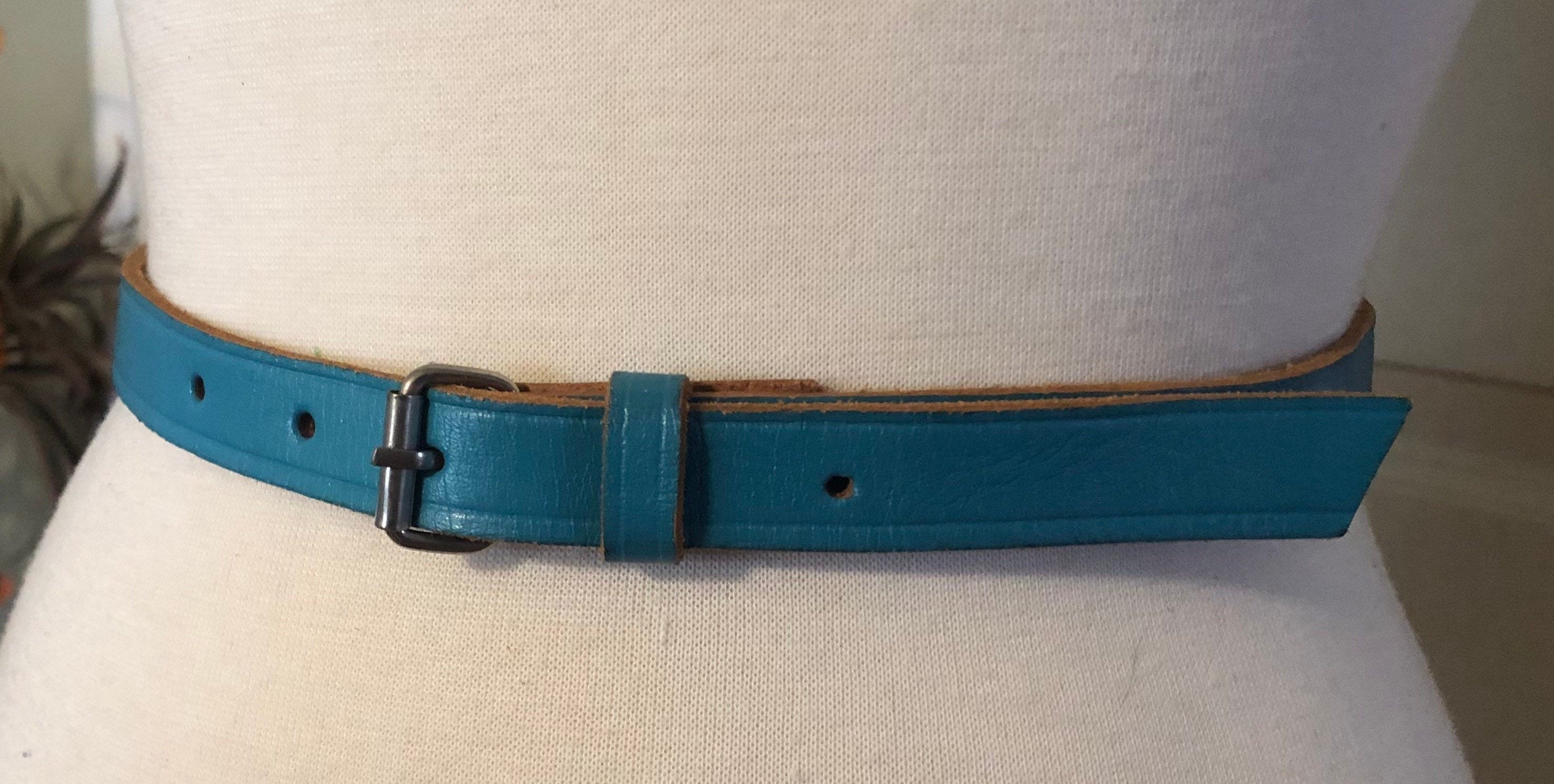 New Wave leather belt