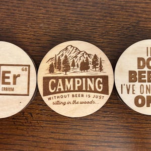 Laser Engraved Magnetic Wood Bottle Opener