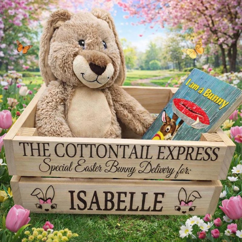 Easter Personalised Boxes - Etsy