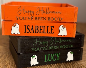Mini Boo box, small box. Happy Halloween crate