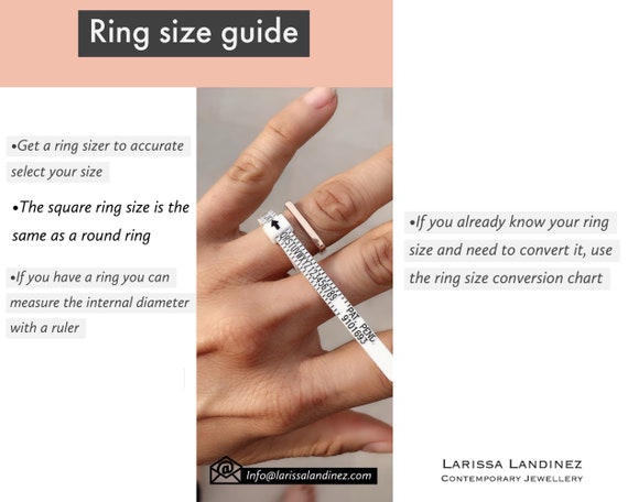 Ring Size Guide, Wholesale Silver Jewelry Ring Guide