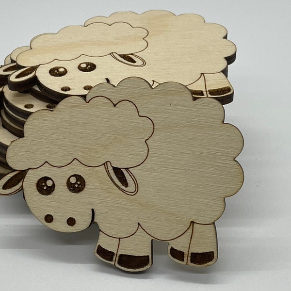 Wooden Bobbins - Sheep Floss Organization - Embroidery, Cross Stitch, Needlepoint - Sewing Storage