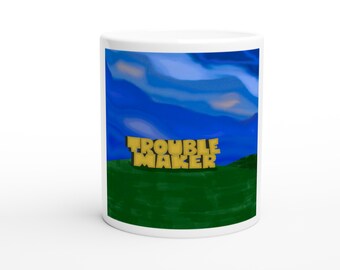 Troublemaker - White 11oz Ceramic Mug