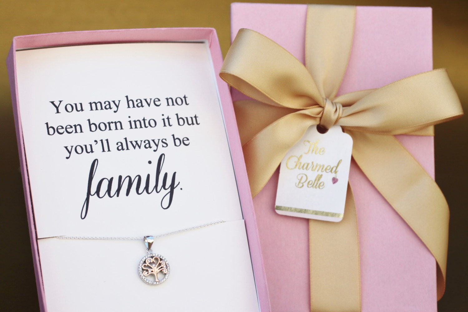 Necklace Family tree sister in law daughter in law gift Etsy