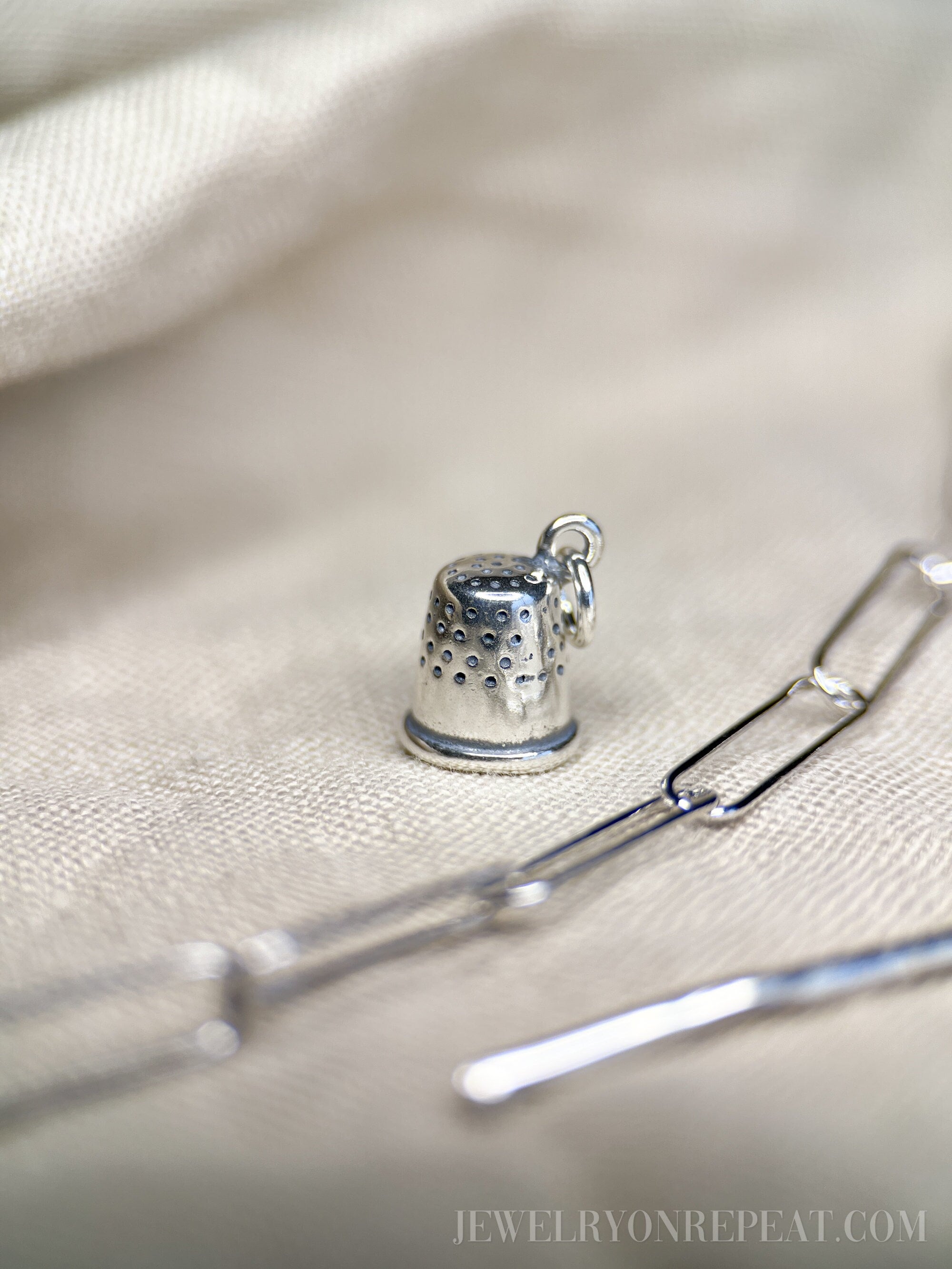 Silver thimble - Etsy 日本