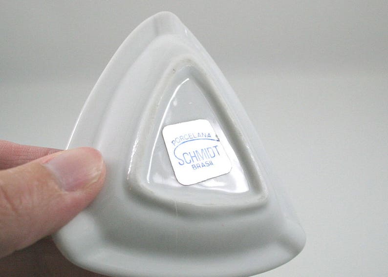 Vintage Schmidt Porcelain Stacking Ashtrays