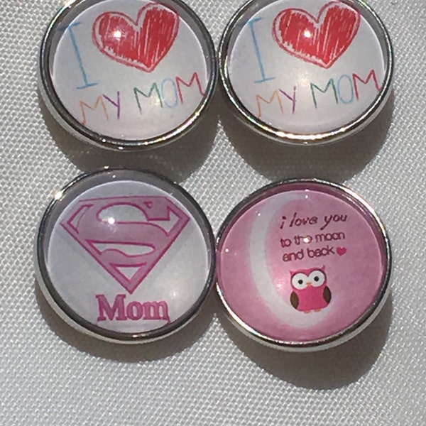 Mother's Day Snap Charms, Sister Snaps