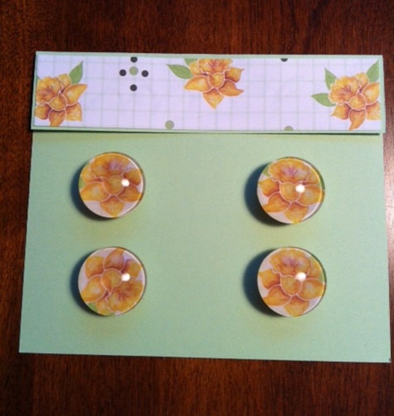 Yellow Flower Magnets