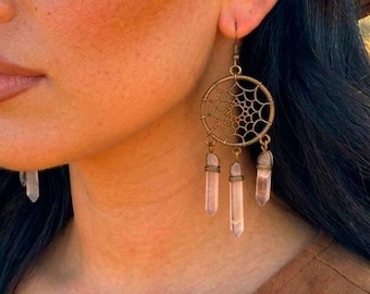 Dream Catcher Chandelier Earrings