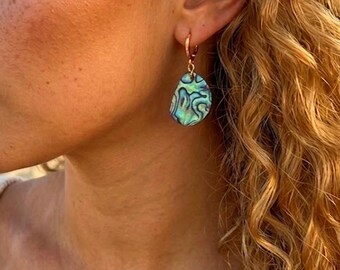 Ethereal Abalone Shell Earrings