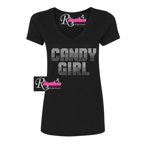 Candy Girl Rhinestone Svg Etsy