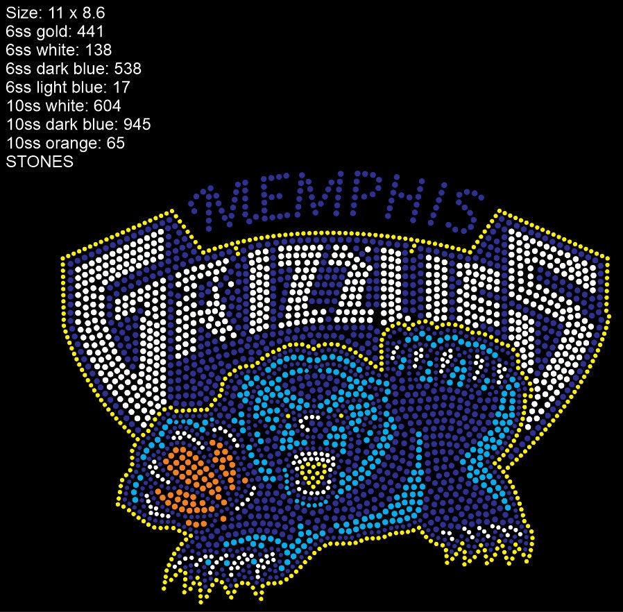 901 Grizzlies Jersey Shirt Small/Grizzly Memphis Mane Jersey Tee / Navy Blue/ Gold