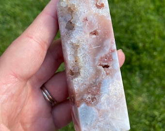 Druzy Pink Amethyst Tower
