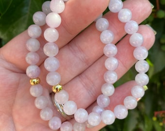 Kunzite Beaded Bracelet