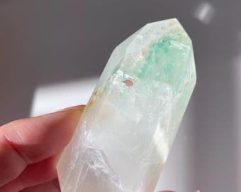 Malachite in Quartz Tower Brazilian Quartz