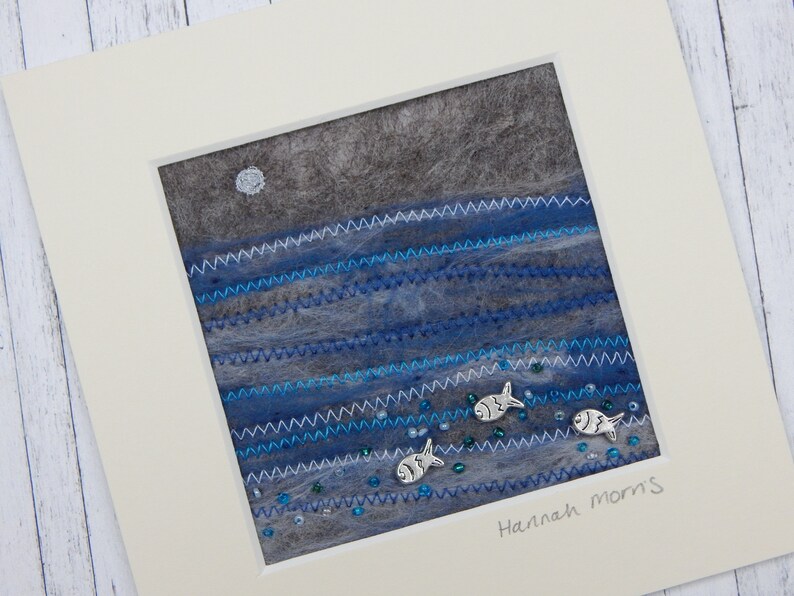 6x6 Nautical Embroidery Art