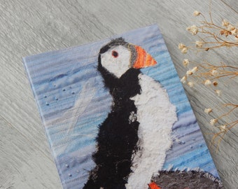 A6 Puffin Notebook, Lined or Plain Jotter, Bullett Journal,