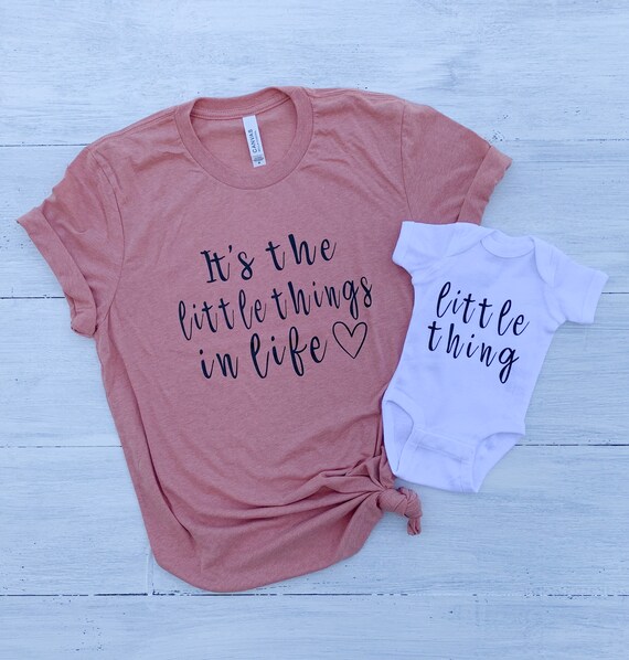 It's The Little Things In Life Set | Mommy and Me Shirt Set | Mommy and Me Outfit | Mother's Day Gift | Matching Mom and Baby Set | Gift Il_570xn