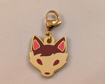 Yuki Wolf Maske Ohrring Anhänger