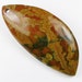 Rainforest Jasper Pendant Bead - 63x29x7mm