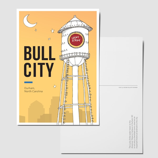 Bull City (Durham, NC) Postcards - Set of 10