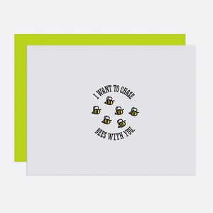 Chasing Bees - I Like You Card