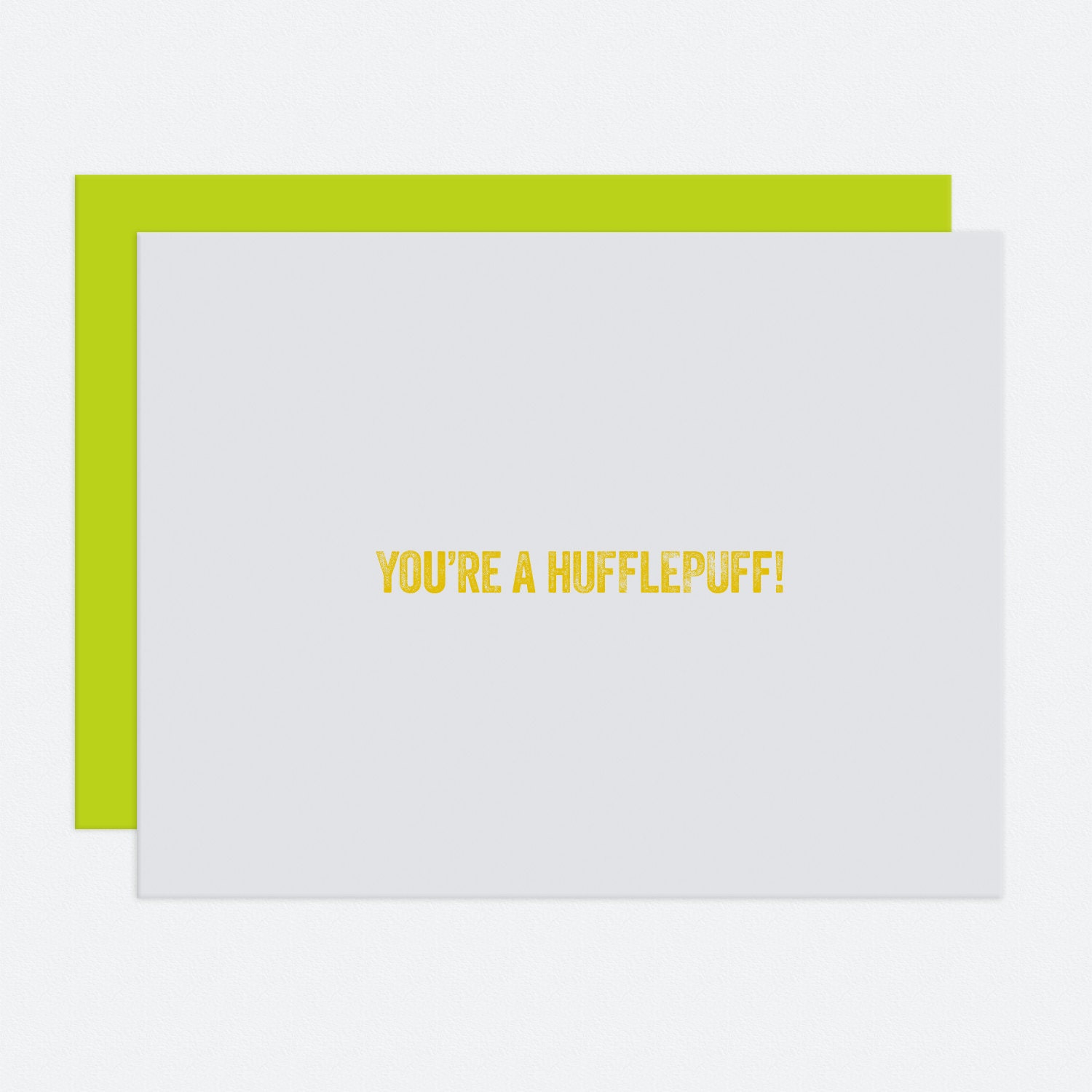 You're a Hufflepuff Birthday Card | Etsy