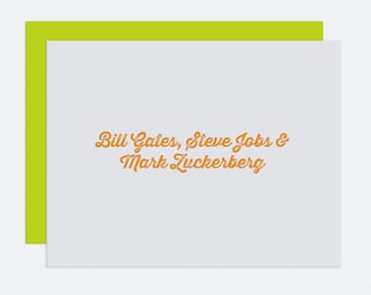 Bill Gates - Graduation Card