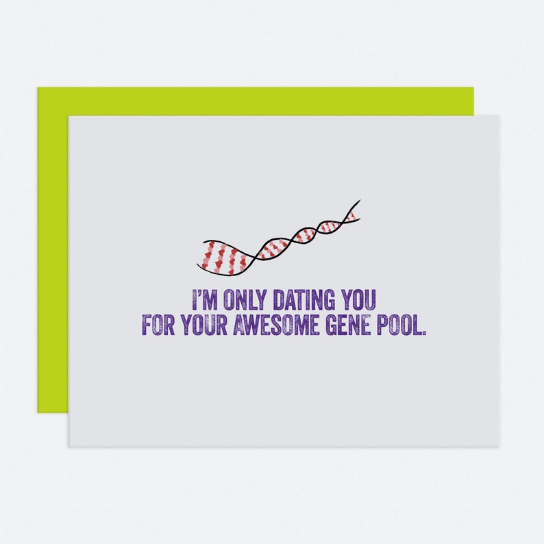 Awesome Gene Pool I Like You Card image 1