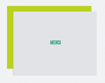 Merci - Thank You Card