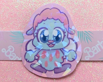 Bibble | fairytopia mermaidia fairy puffball Holographic Sticker