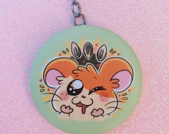 Ham-ham bottle opener keychain