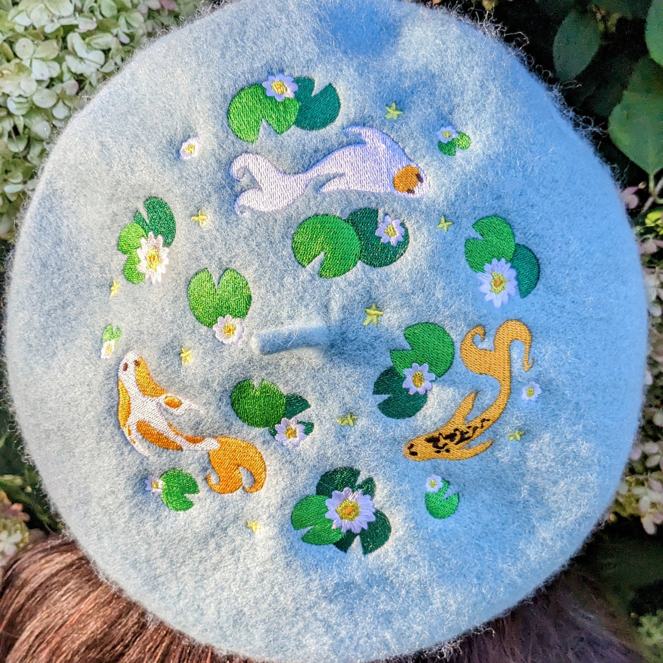 Koi fish best sale beret