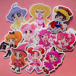 magical girl vinyl stickers