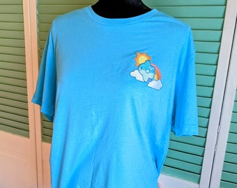 sunfish rainbow t-shirt / mola mola sunbeam soft cotton shirt