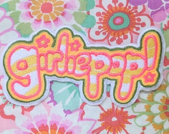 girliepop! iron-on patch