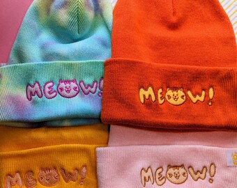 Meow! Cutie cat beanie