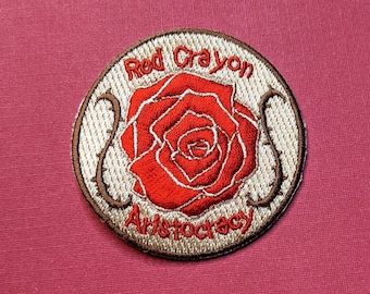 Red Crayon Aristocracy | Rule of Rose iron-on patch