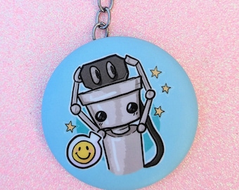 Little Robot bottle opener keychain